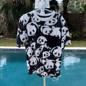 Panda Print Kids T-Shirt size 8